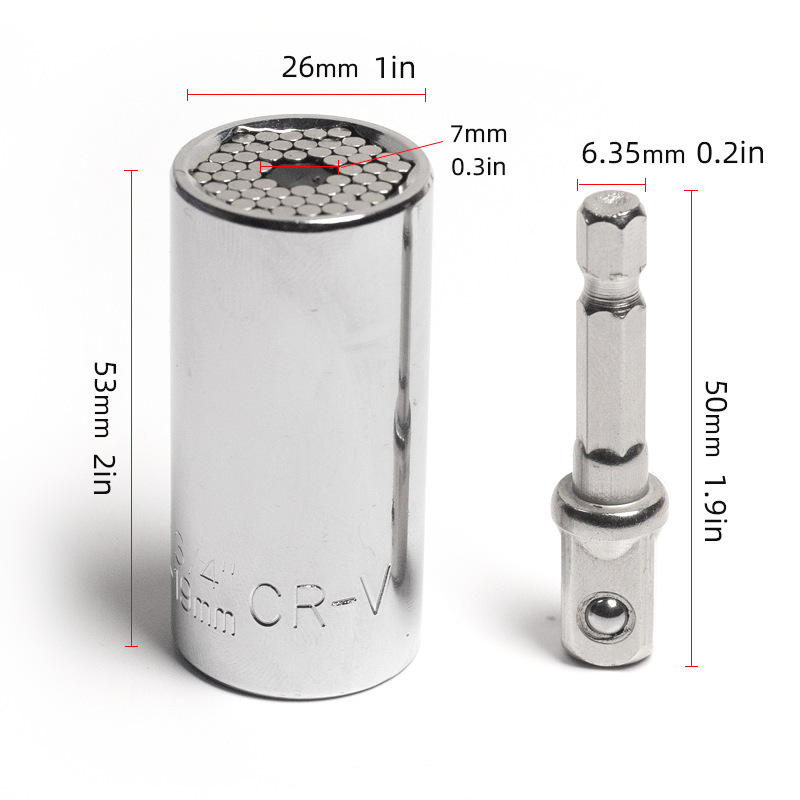 Universal Socket Wrench Head S - Power Key Tools ulasan dan harga