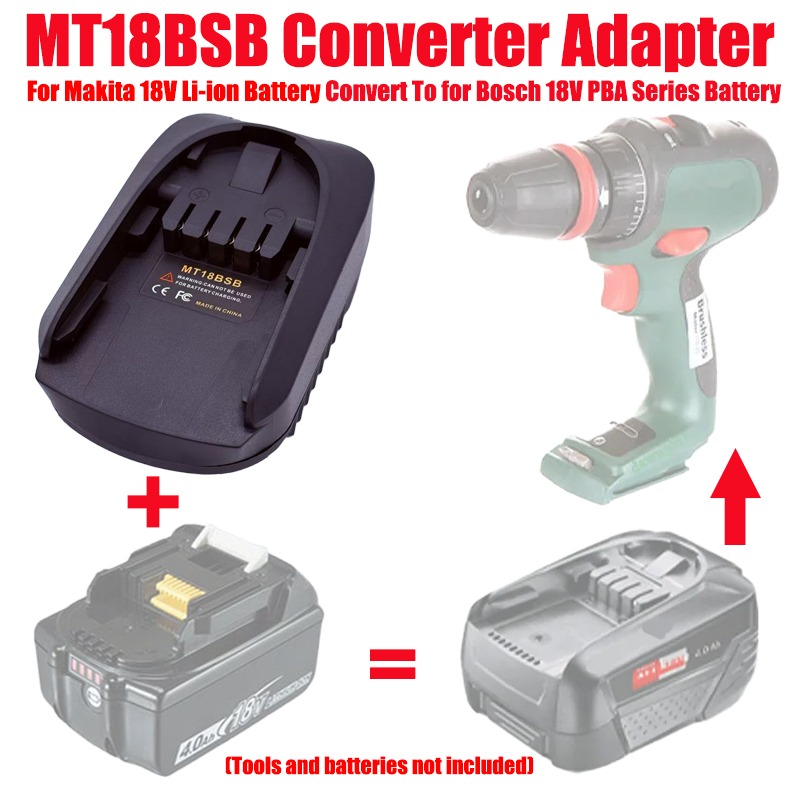 ALASICKA MT18BSB Battery Adapt - Power Tools Battery Adapter ulasan dan harga