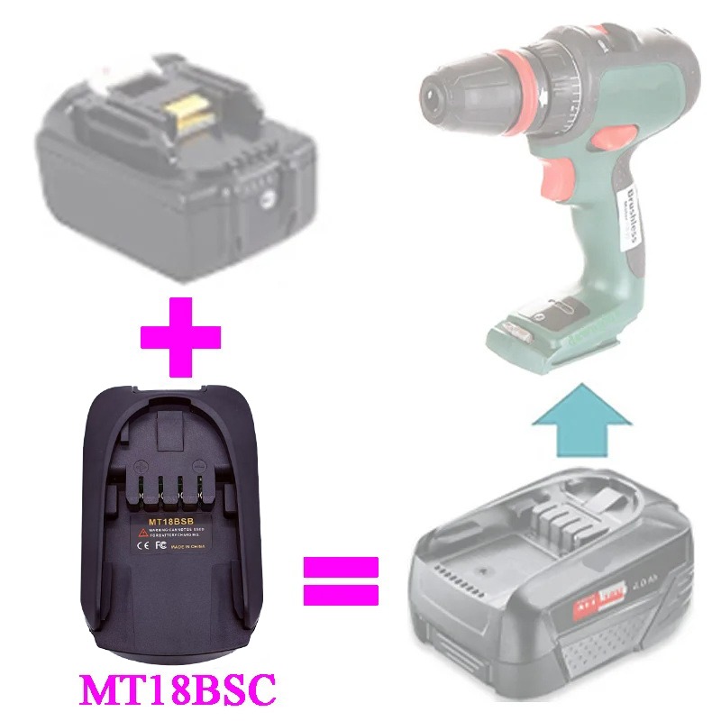 ALASICKA MT18BSB Battery Adapt - Power Tools Battery Adapter ulasan dan harga