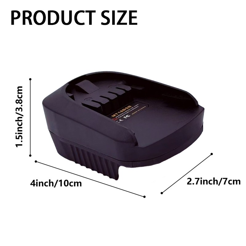 ALASICKA MT18BSB Battery Adapt - Power Tools Battery Adapter ulasan dan harga