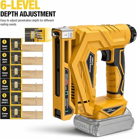 YEARTOP 2 Mode Electric Nailer - Staple Gun Electric ulasan dan harga