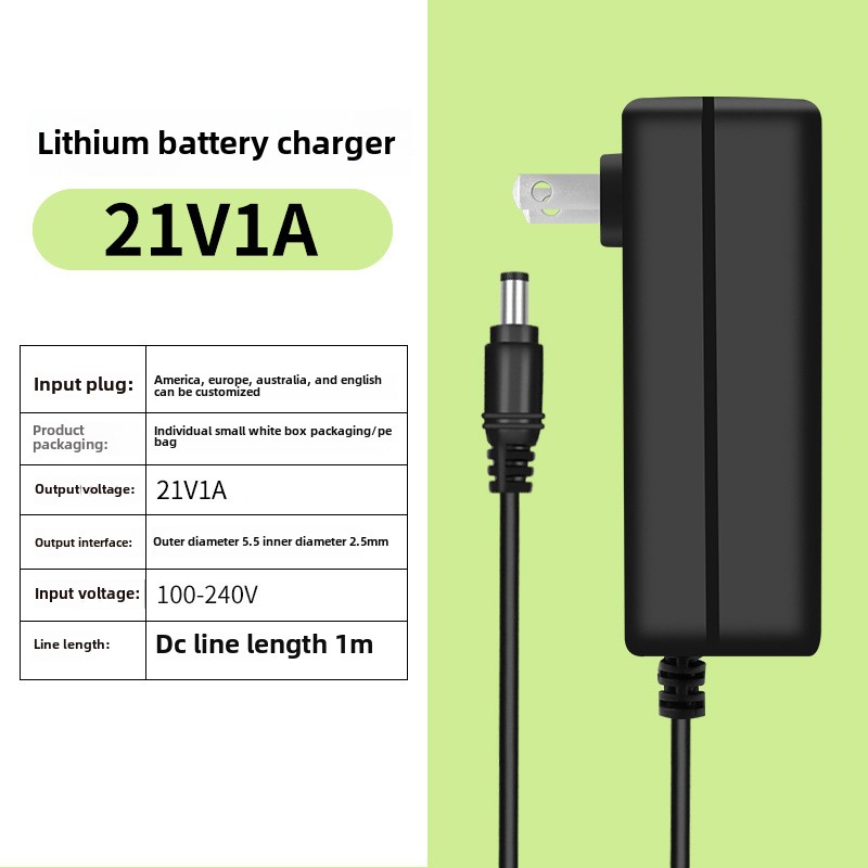 DC 21V 2A Power Supply Adapter - Power Tools Battery Adapter ulasan dan harga