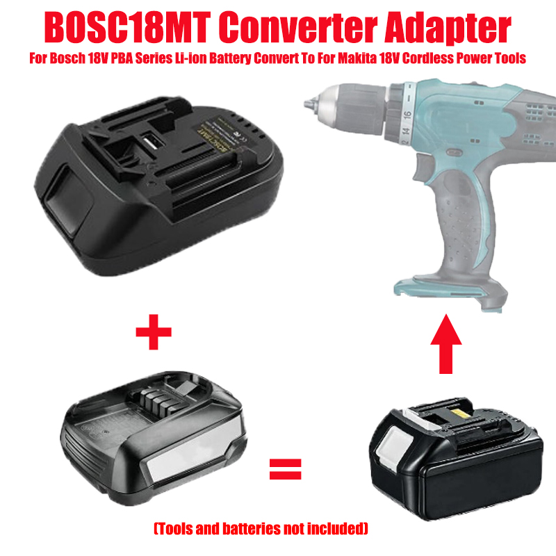 BOSC18MT Battery Adapter Conve - Power Tools Battery Adapter ulasan dan harga