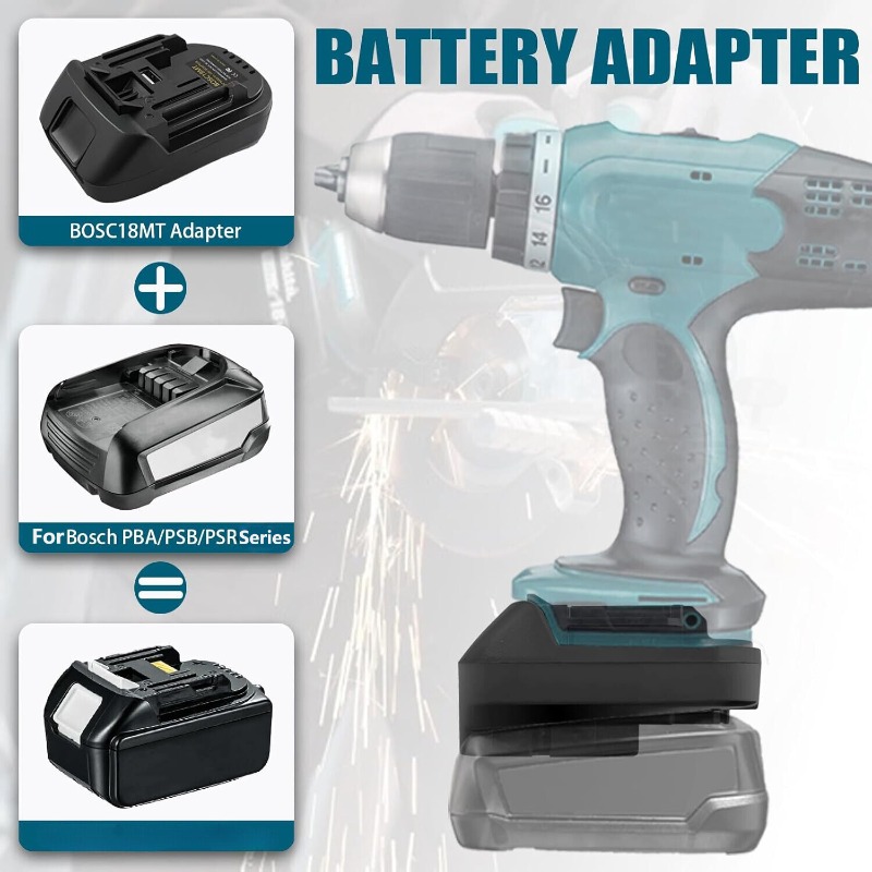 BOSC18MT Battery Adapter Conve - Power Tools Battery Adapter ulasan dan harga