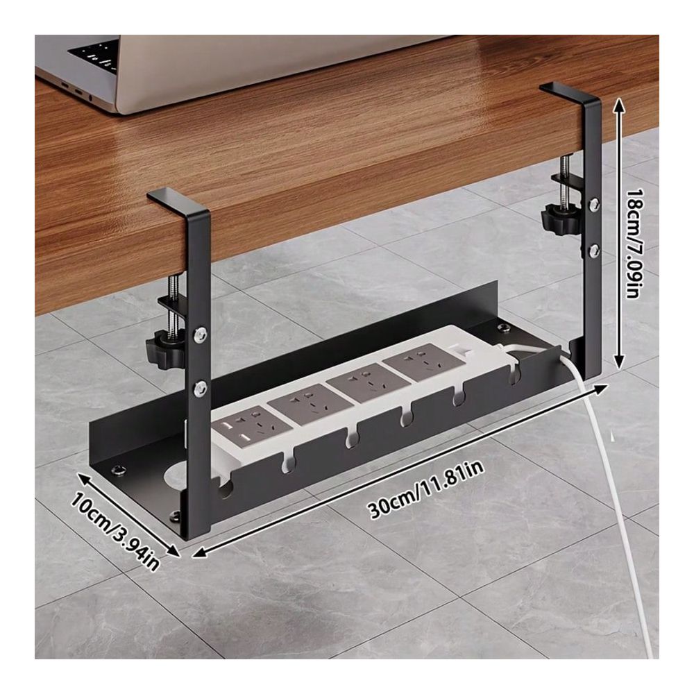 Desktop Cable Management Tray, - Power Tools Organizer ulasan dan harga