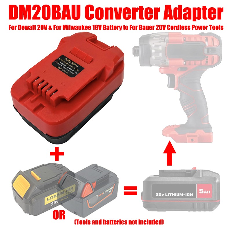 ALASICKA MT18BAU DM20BAU BS18B - Power Tools Battery Adapter ulasan dan harga