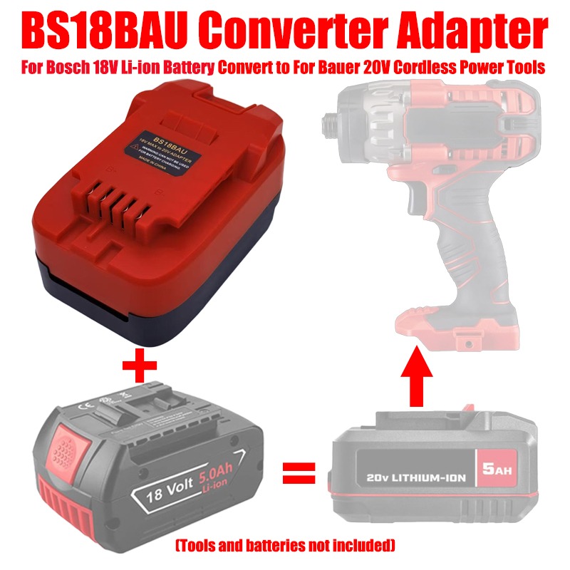 ALASICKA MT18BAU DM20BAU BS18B - Power Tools Battery Adapter ulasan dan harga