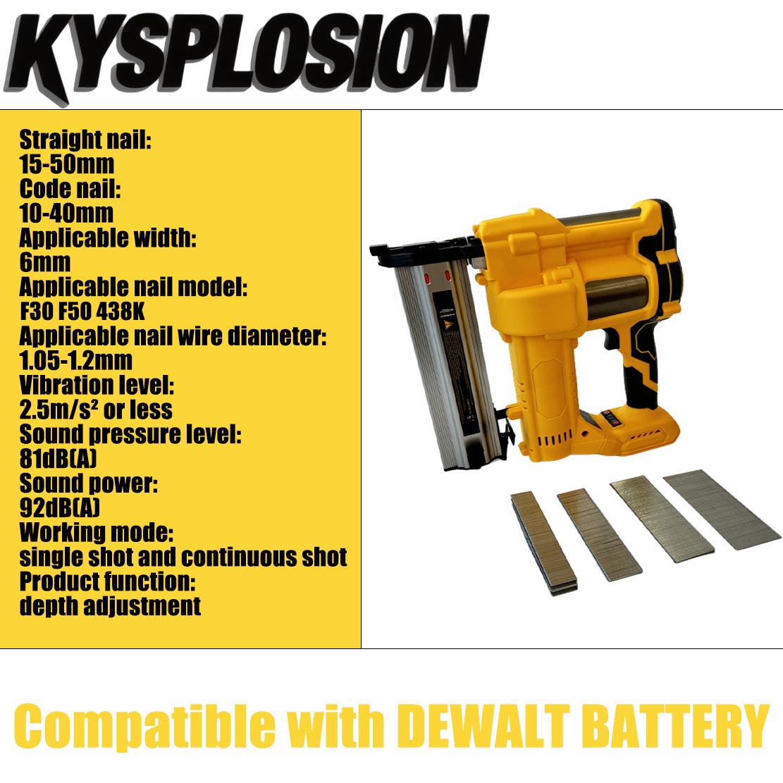 2in1 Brushless Electric Nail G - Staple Gun Electric ulasan dan harga
