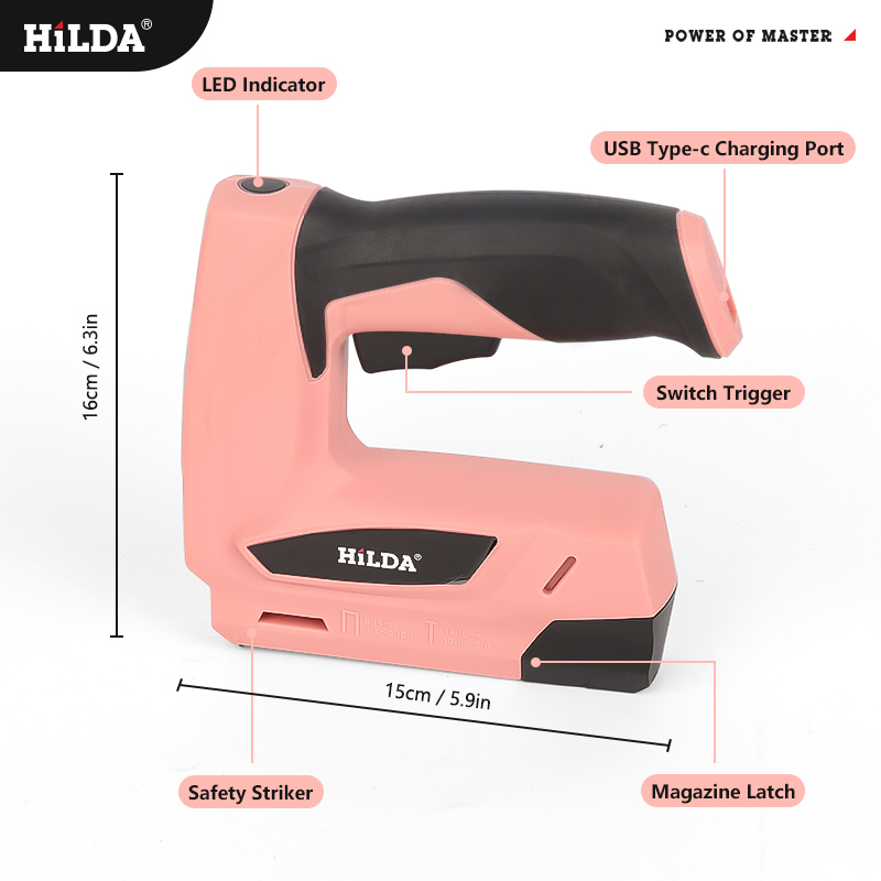 HILDA Electric Staple Nail Gun - Staple Gun Electric ulasan dan harga