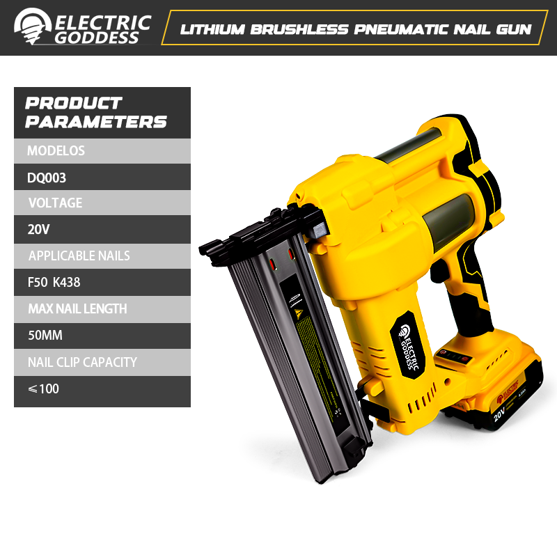 Brushless Electric Brad Nail G - Staple Gun Electric ulasan dan harga