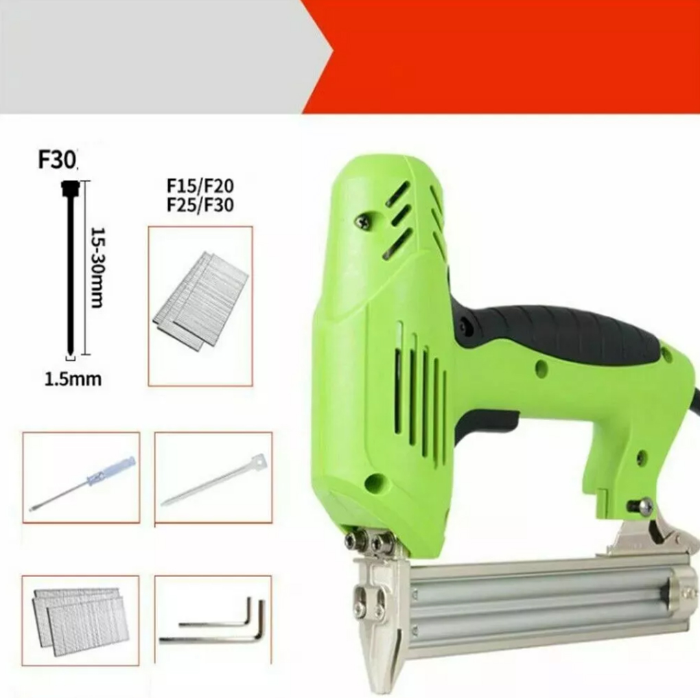 F30 Electric Nail Gun Stapler  - Staple Gun Electric ulasan dan harga
