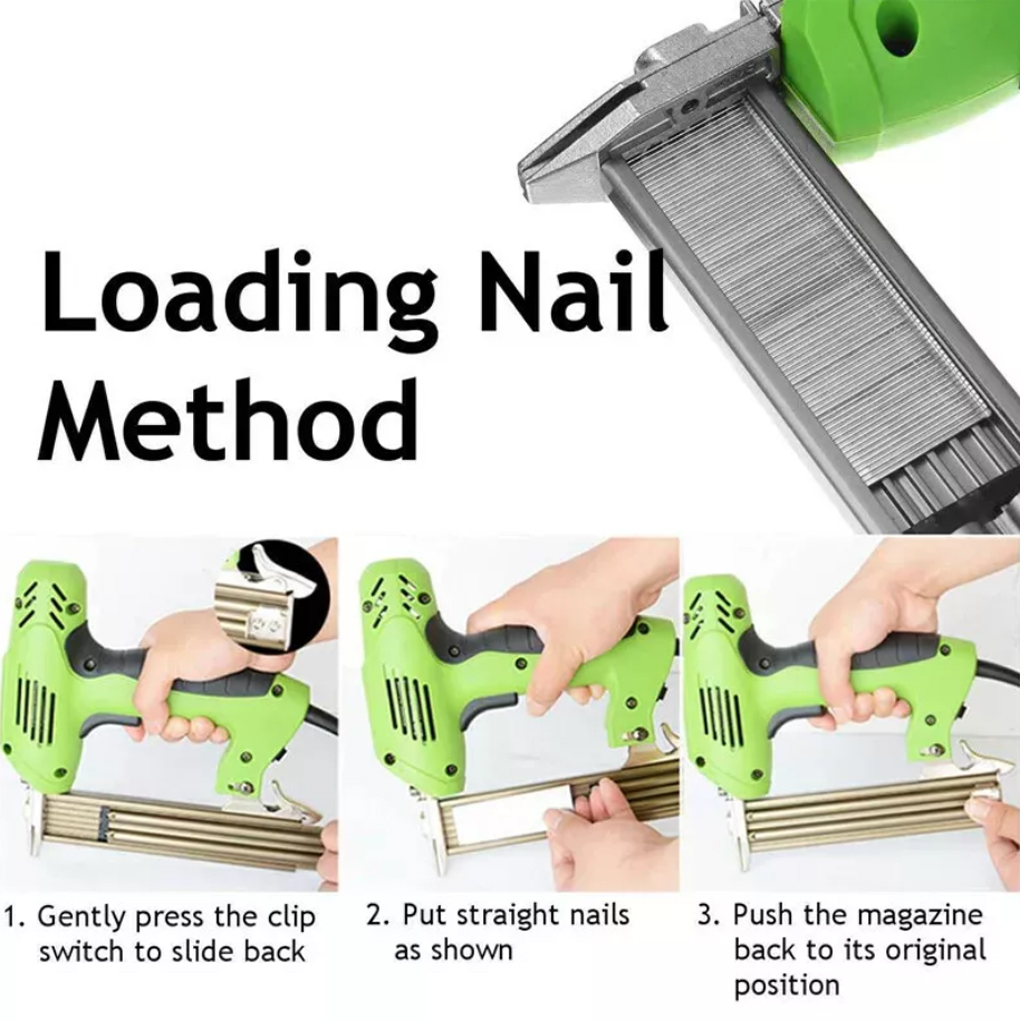 F30 Electric Nail Gun Stapler  - Staple Gun Electric ulasan dan harga