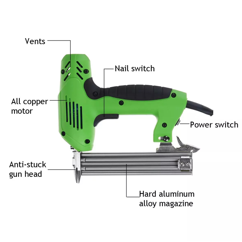 F30 Electric Nail Gun Stapler  - Staple Gun Electric ulasan dan harga
